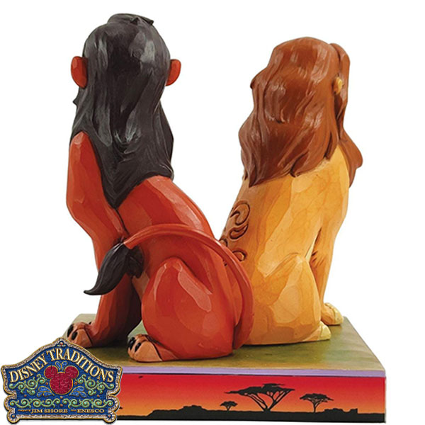 Disney Traditions The Lion King Simba and Scar Proud and Petulant Statue
